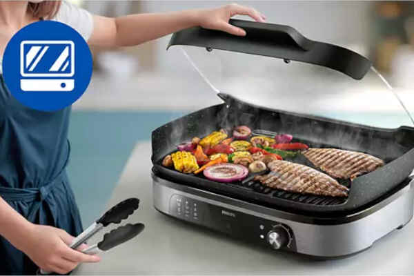 Elektryczny grill kontaktowy Philips HD6212/90